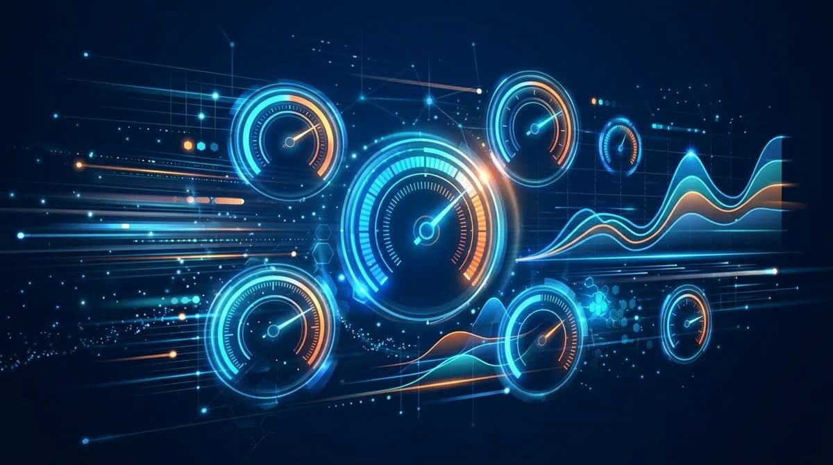 Abstract speed and performance visualization for website optimization